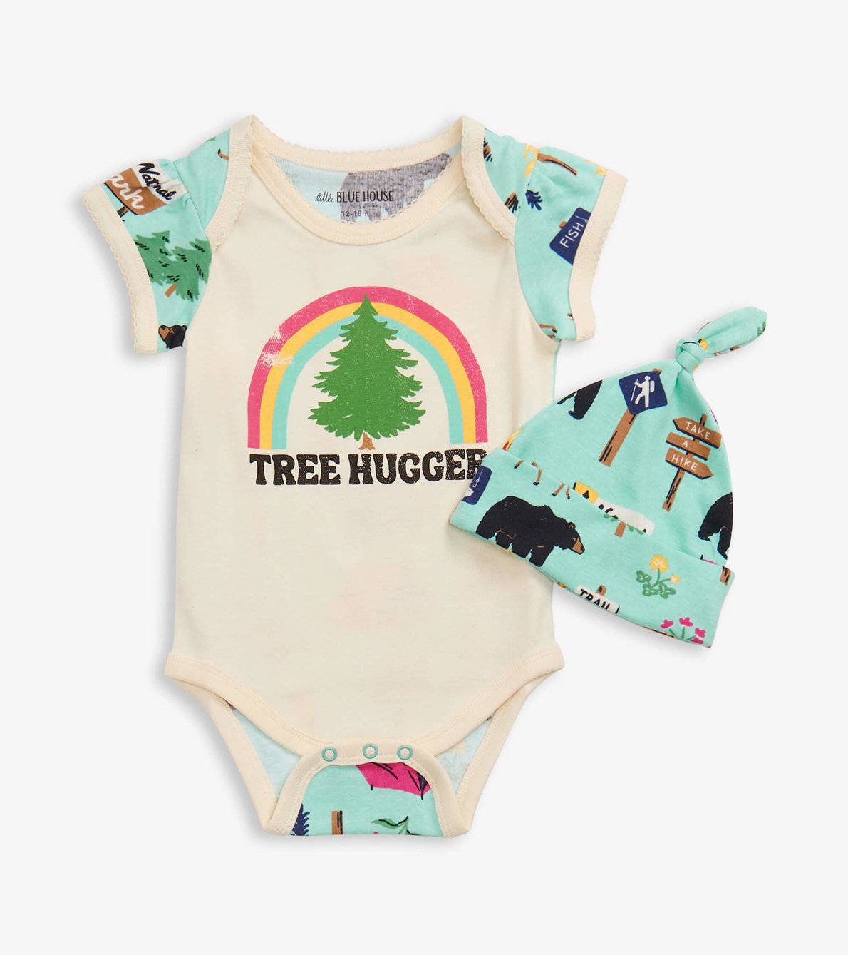 View larger image of Tree Hugger Baby Bodysuit With Hat