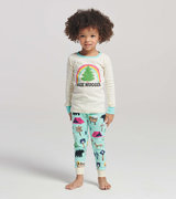 Tree Hugger Kids Appliqué Pajama Set