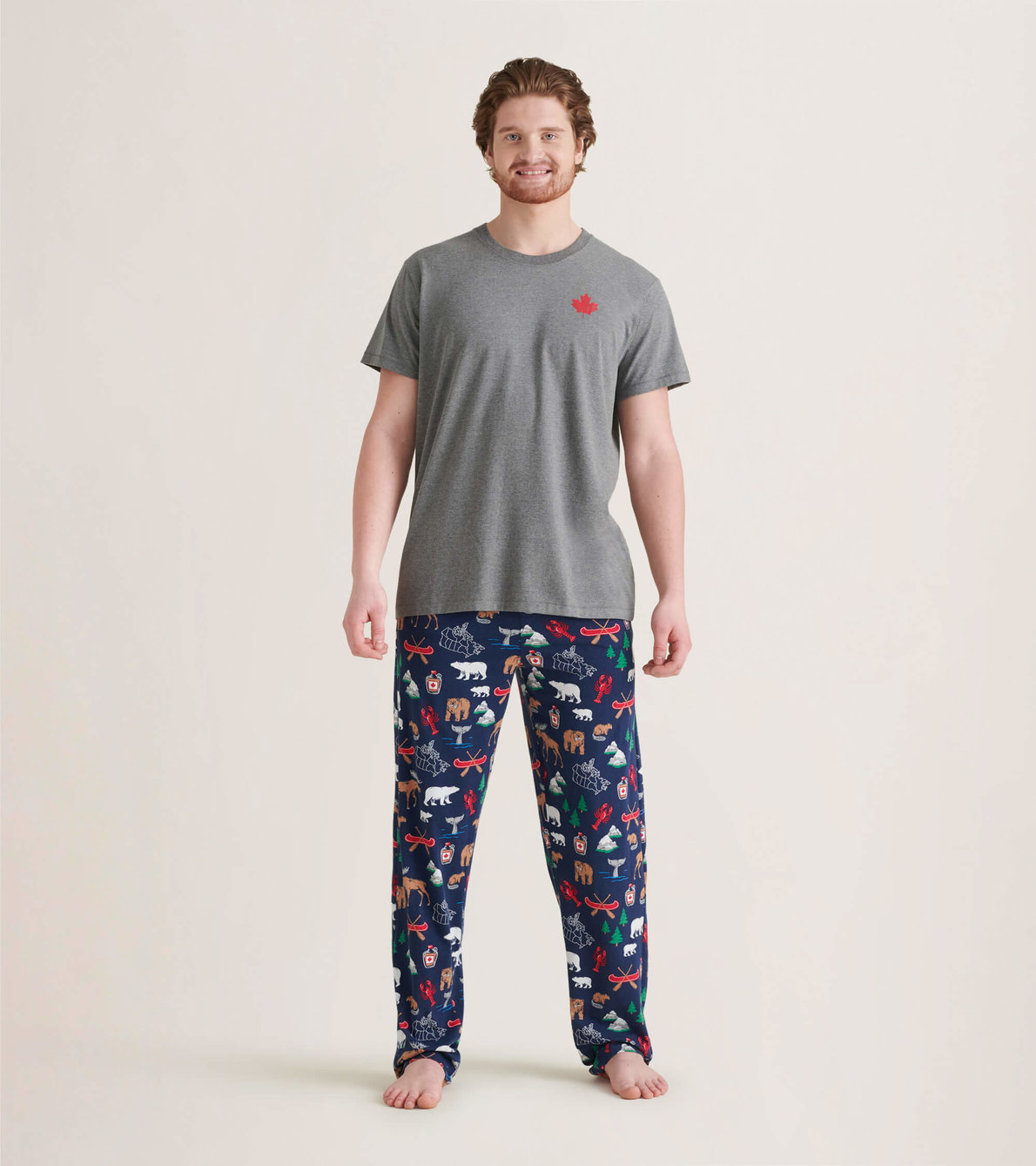 View larger image of True North Men's Tee and Pants Pajama Separates