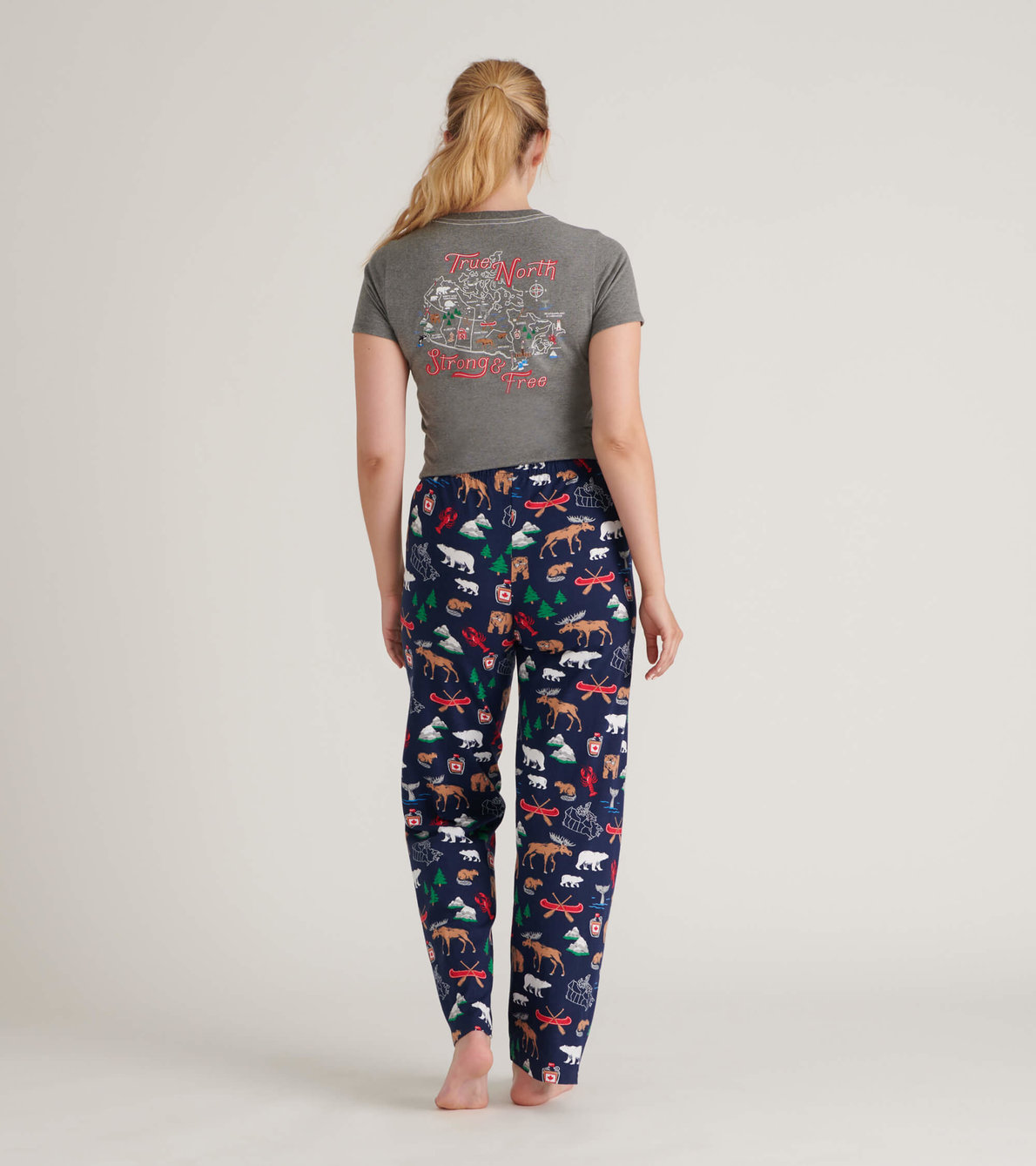 View larger image of True North Women's Tee and Pants Pajama Separates