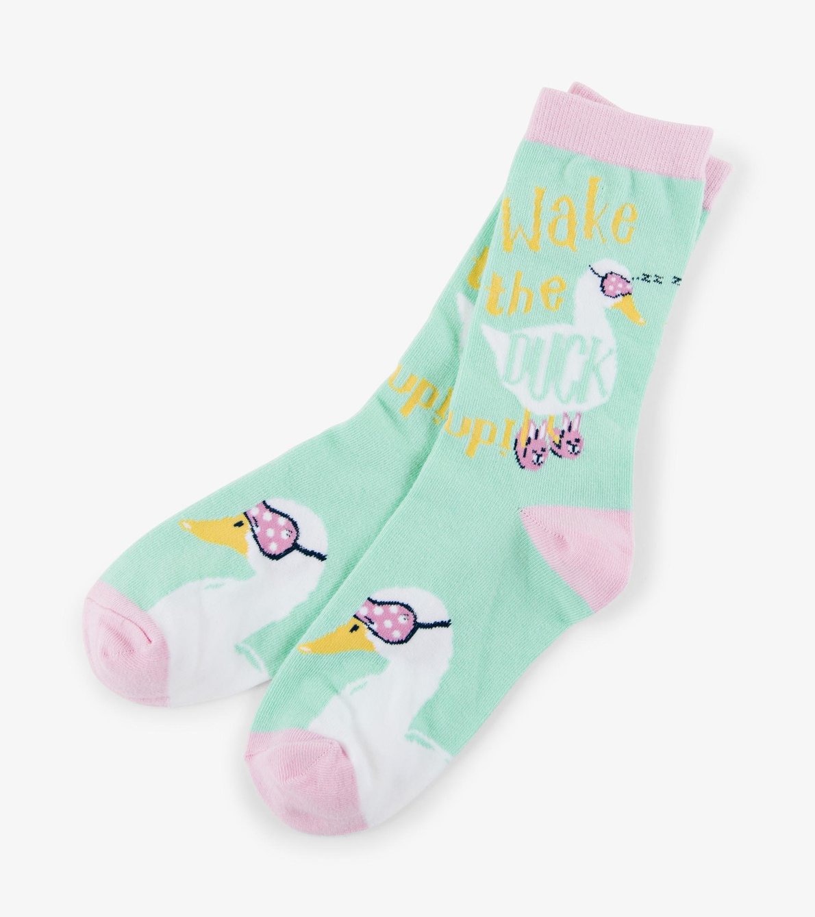 View larger image of Wake The Duck Up Women's Crew Socks