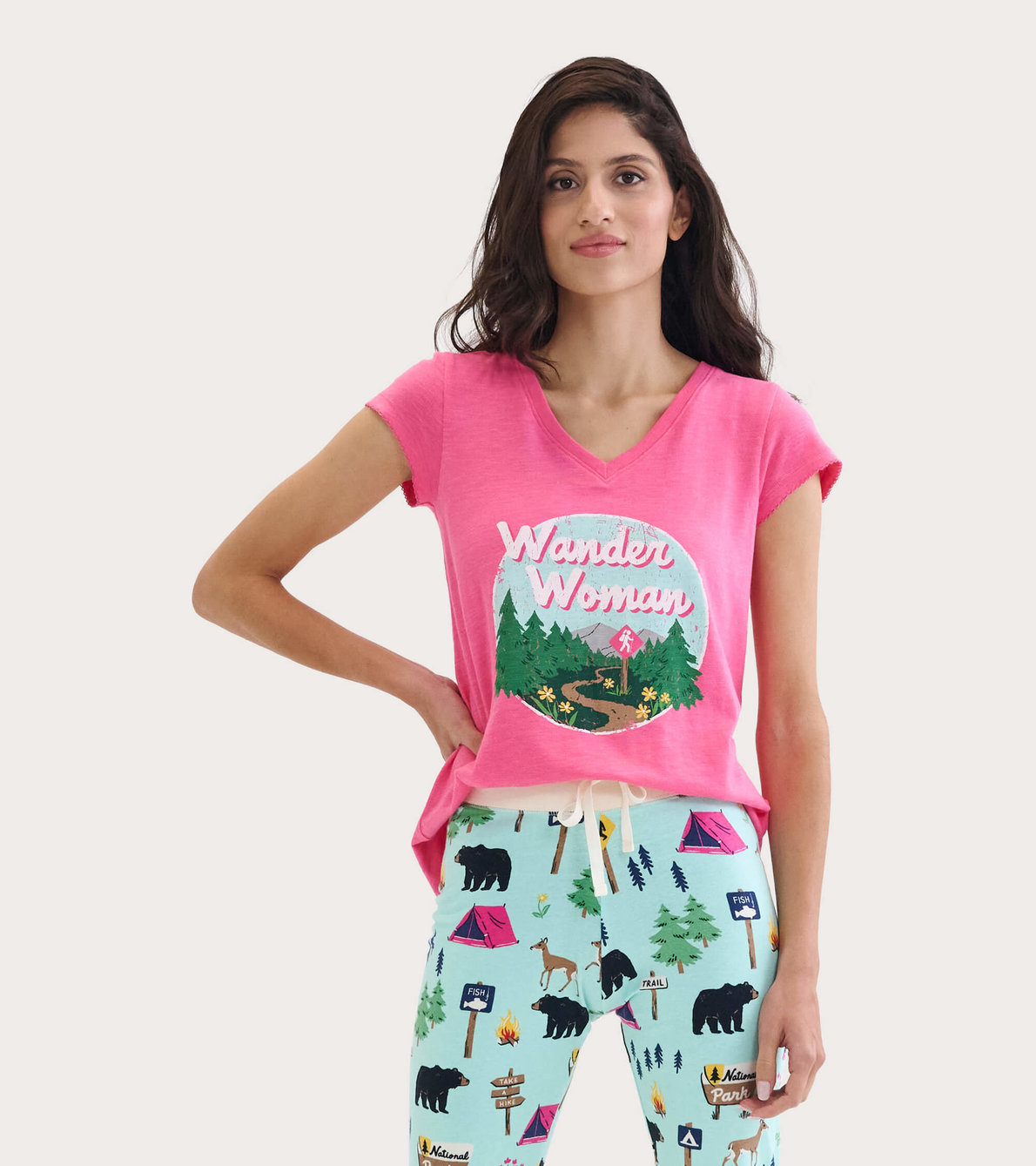 View larger image of Wander Woman Women's V-Neck Tee