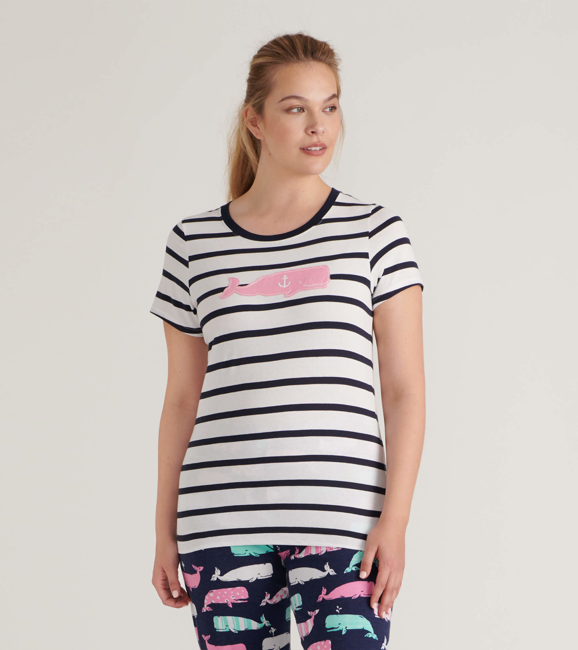 View larger image of Whales Women's Pajama Tee