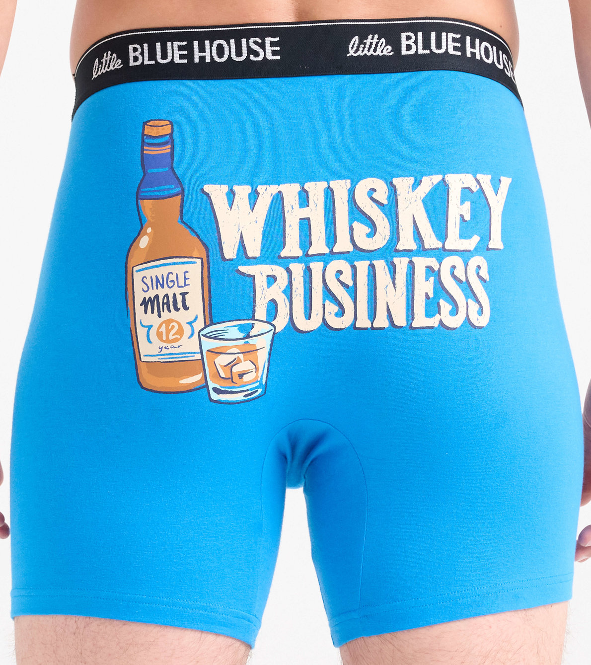 Agrandir l'image de Caleçon boxeur pour homme – Whisky « Whiskey Business »