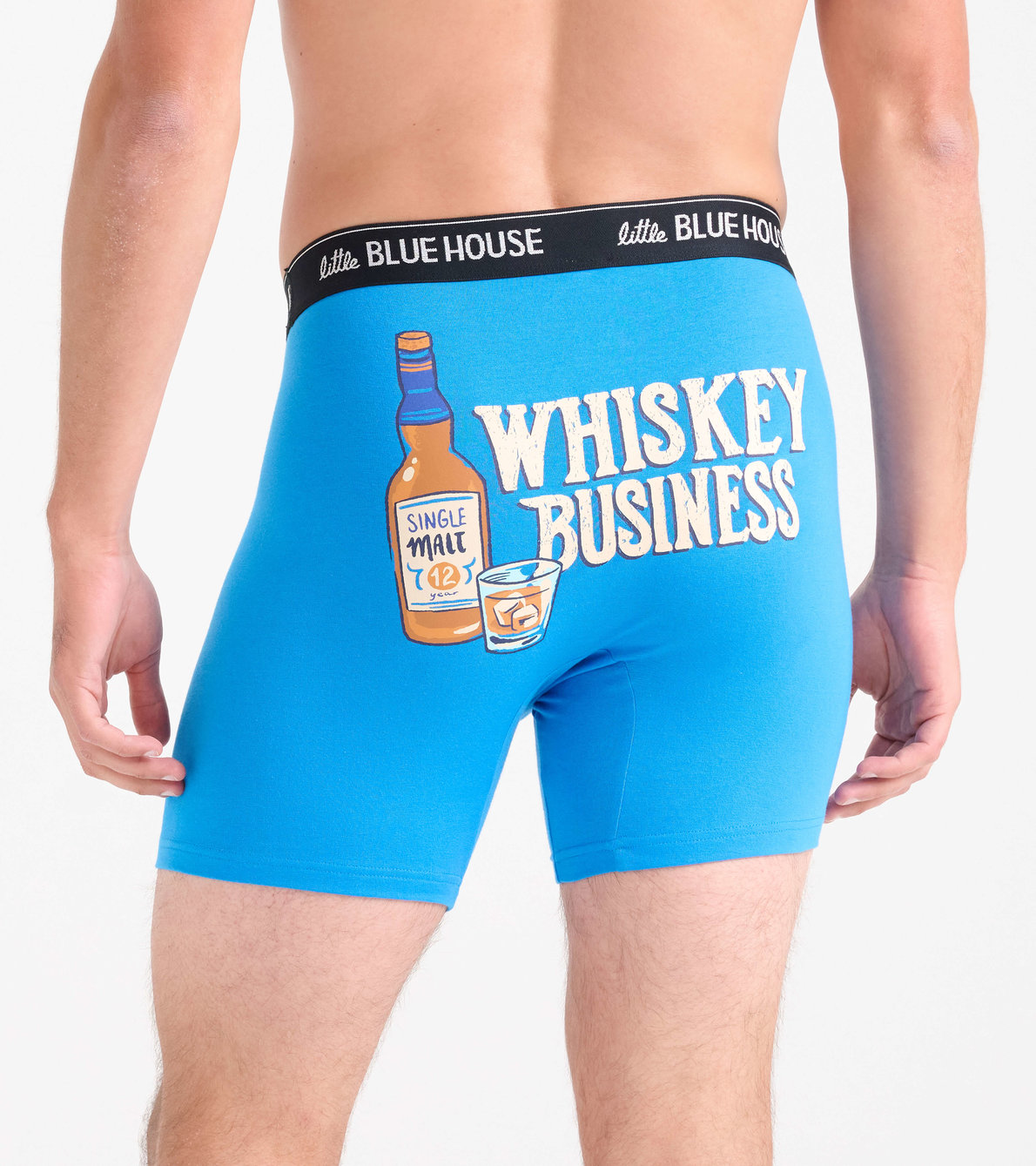 Agrandir l'image de Caleçon boxeur pour homme – Whisky « Whiskey Business »