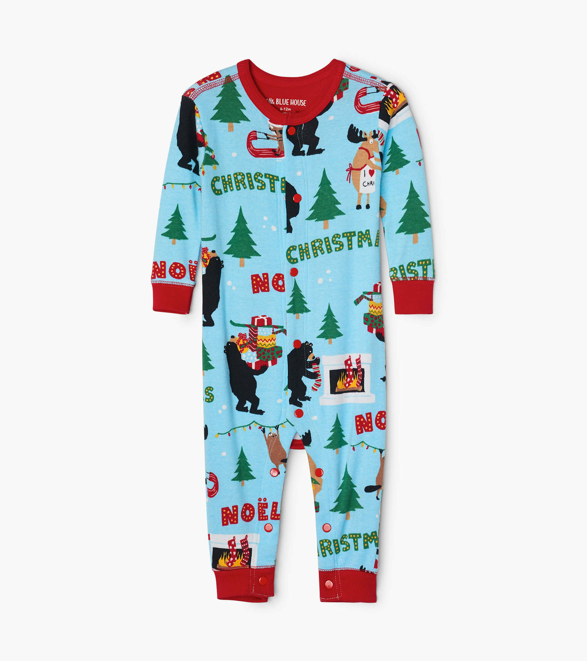 View larger image of Wild About Christmas Baby Union Suit