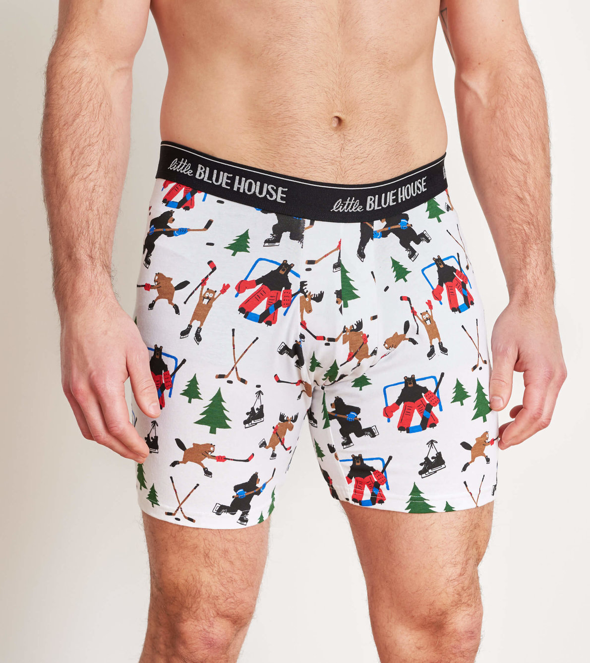 View larger image of Wild About Hockey Men's Boxer Briefs