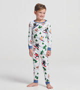 Kids Wild About Skiing Pajama Set