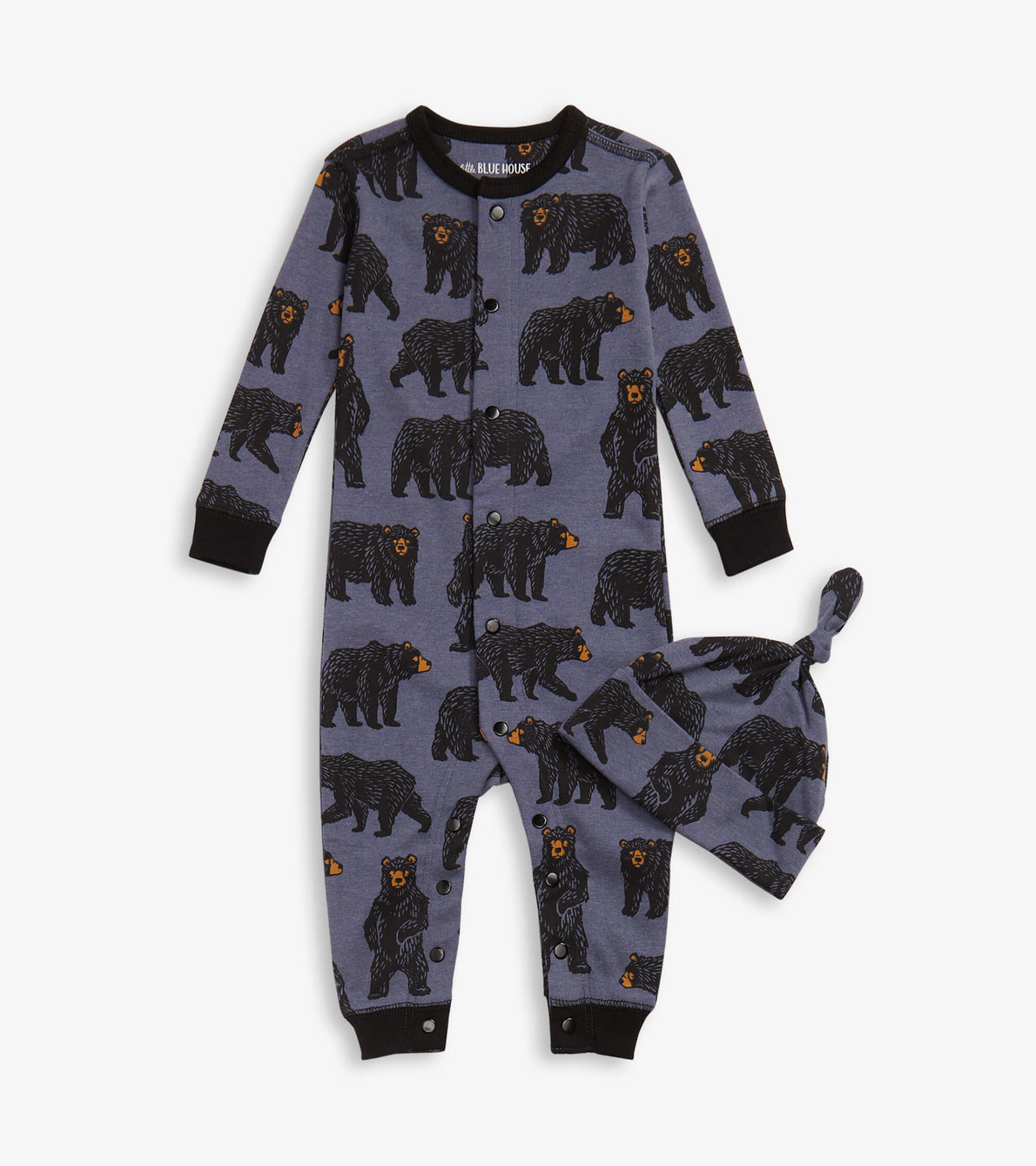 View larger image of Wild Bears Baby Coverall & Hat