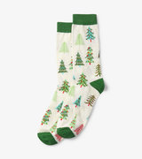 Women's Christmas Trees Crew Socks