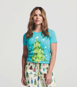 Women's Christmas Trees Short Sleeve T-Shirt