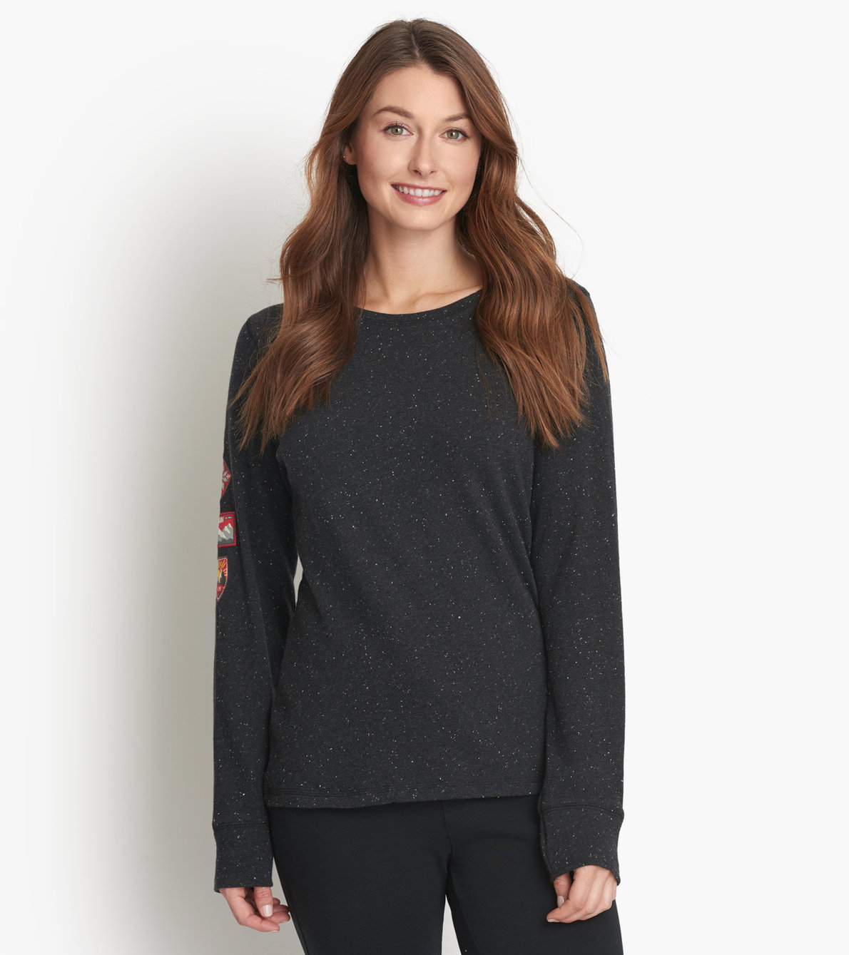 View larger image of Women's Heritage Long Sleeve Tee in Black 