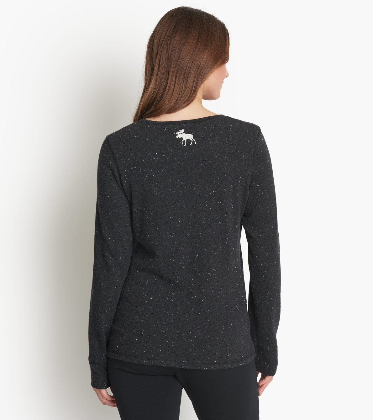 View larger image of Women's Heritage Long Sleeve Tee in Black 