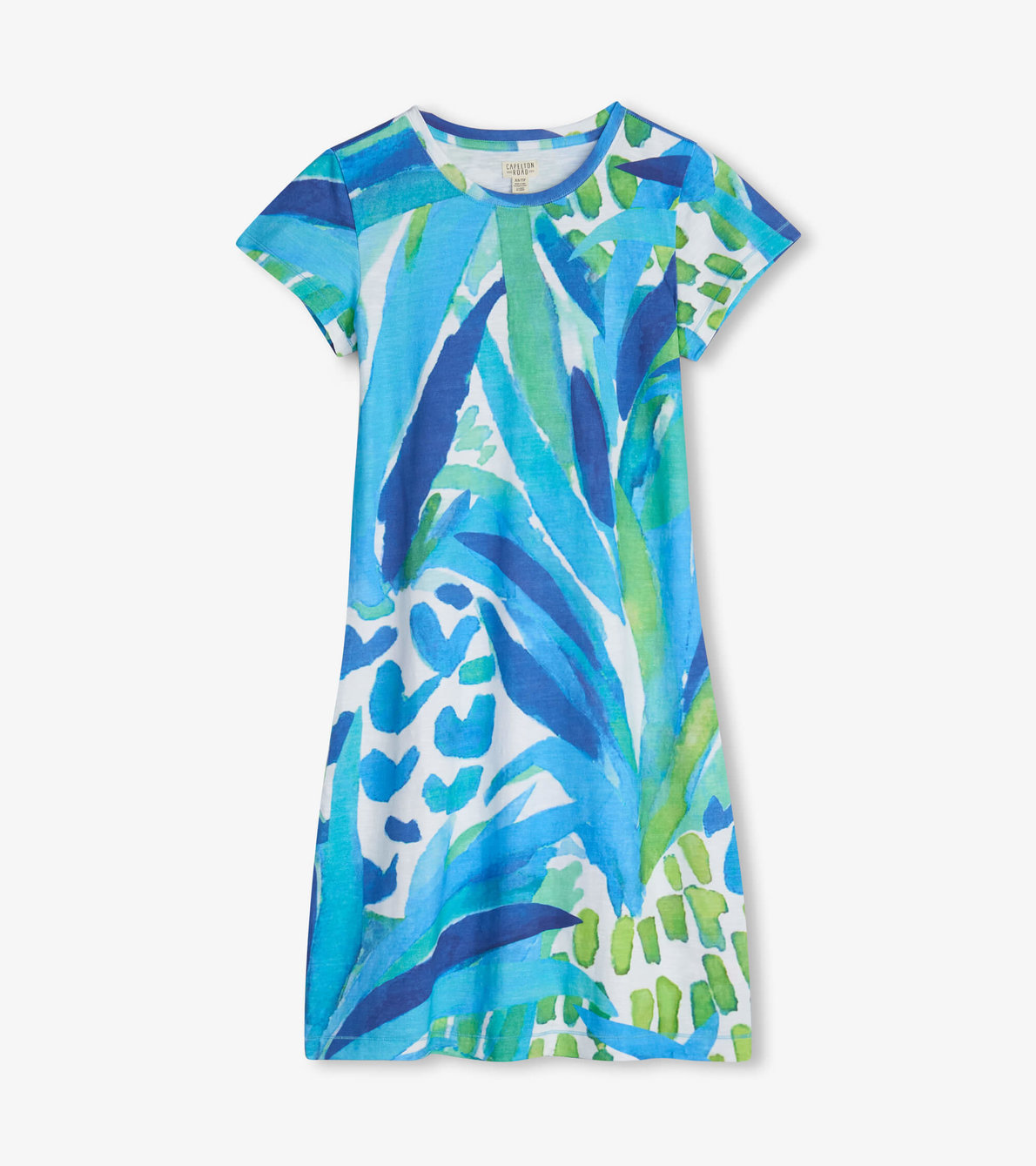 View larger image of Women's Painted Pineapples Crew Neck T-Shirt Dress