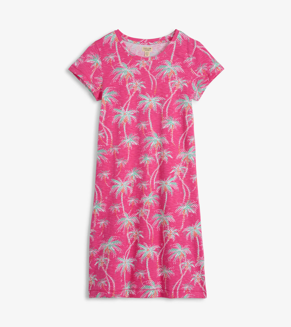 View larger image of Women's Palm Trees Crew Neck Tee Dress