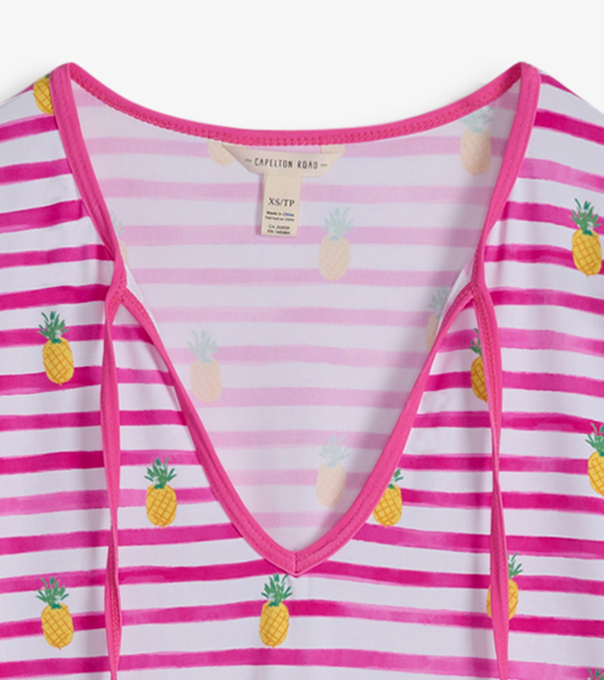 View larger image of Women's Pineapple Stripes Seaside Beach Dress
