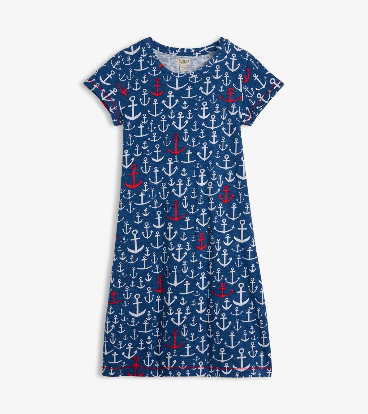 View larger image of Women's Stacked Anchors Crew Neck T-Shirt Dress