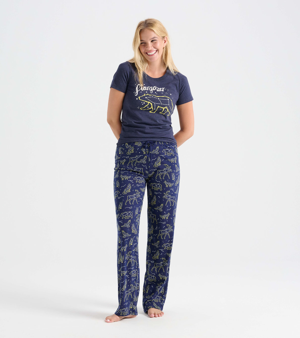 View larger image of Women's Star Gazer T-Shirt and Pants Pajama Separates