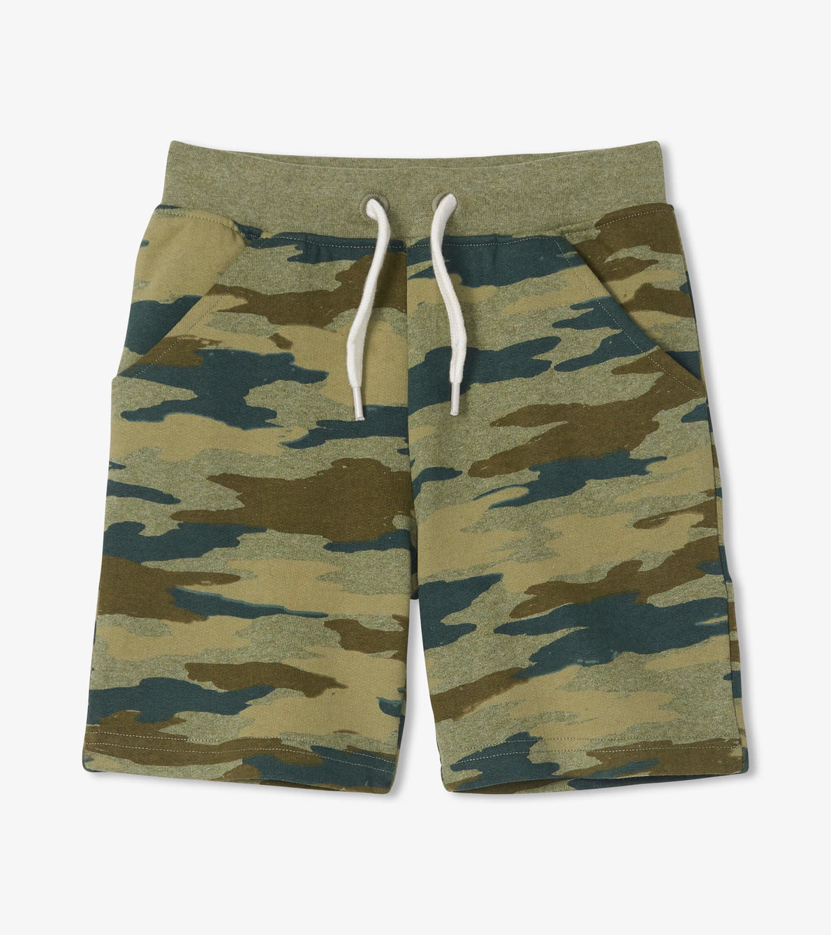 View larger image of Woodland Camo Kids Heritage Shorts