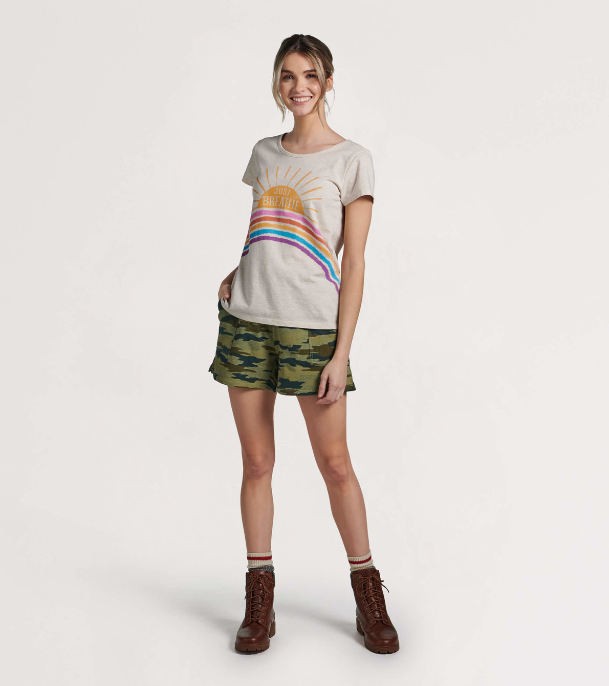 View larger image of Woodland Camo Women's Heritage Separates with Shorts