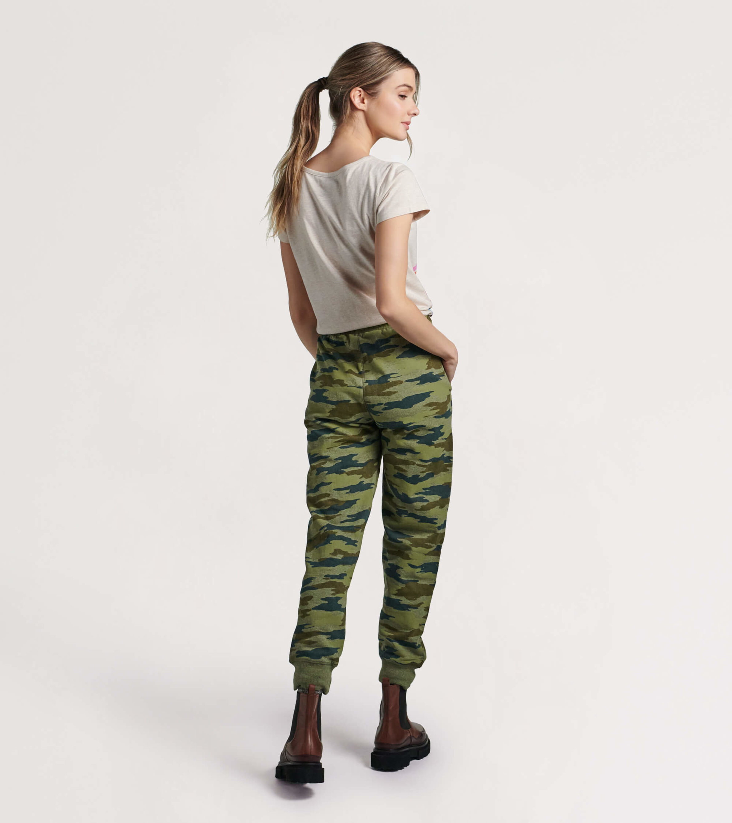 Female Army Cargo Pants Woodland