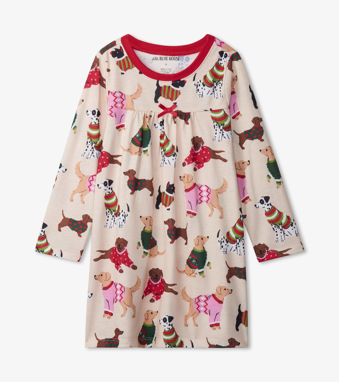 View larger image of Woofing Christmas Kids Nightdress