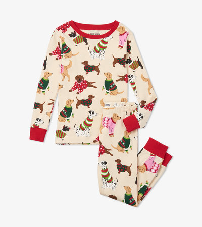 Pyjama pour enfant – Chiens des fêtes