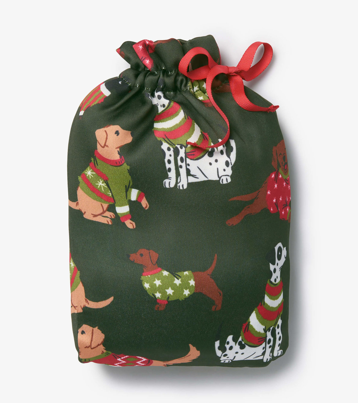 View larger image of Woofing Christmas Reusable Gift Bag Set