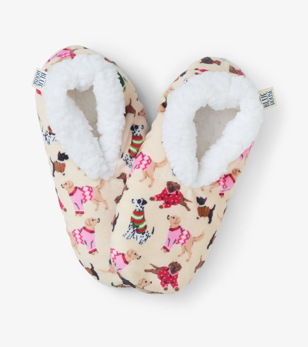 View larger image of Women's Woofing Christmas Warm & Cozy Slippers