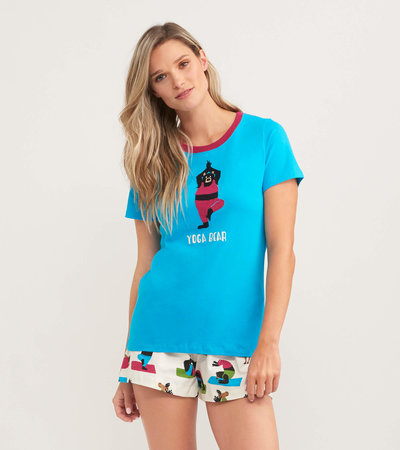 Yoga Bear Women's Pajama T-Shirt