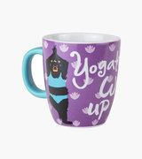 Yogatta Wake Up Curved Ceramic Mug