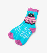 You've Cat to be Kitten me right meow Women's Crew Socks
